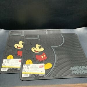 Vintage Mickey Mouse Universal Heavy Duty All Weather Rubber Utility Mat Disney